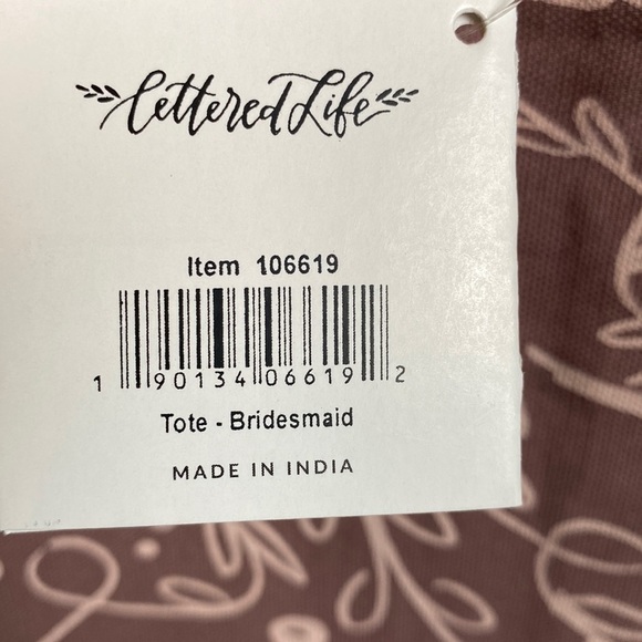 Primitives By Kathy “bridesmaid” Tote Set of Two NWT - Picture 4 of 9